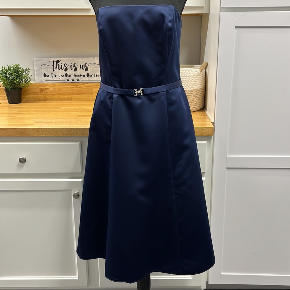 David’s Bridal Michaelangelo Bridesmaid Dress